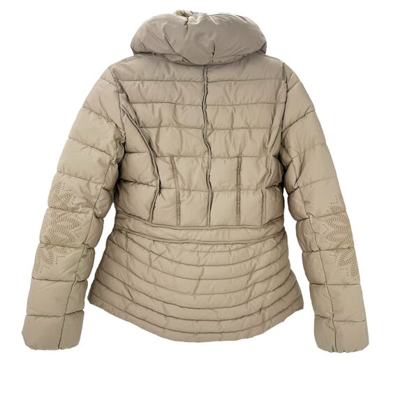 Desigual Padded Komoderi Qualitied Puffer Jacket Khaki Size 44 /US 10 NWT - Picture 6 of 13